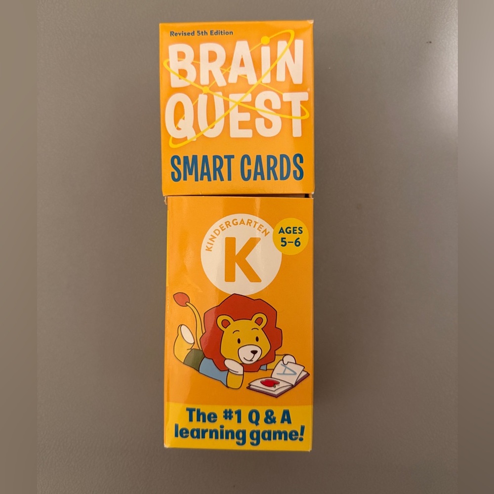 Brain Quest- Kindergarten Level - Educational Trivia Game
